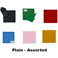 Serviettes, 2 Ply - 33cm - Plain, Assorted